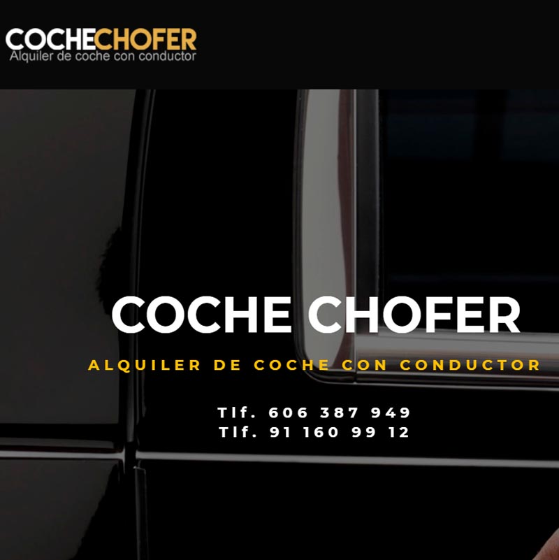 Coche chofer